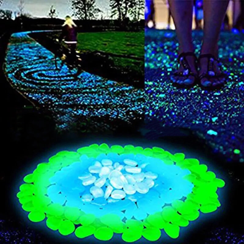 Glow Stones For Garden Path
