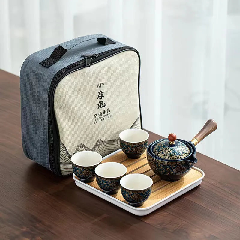 Portable Teapot Set All in One Gift Bag