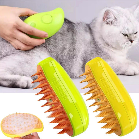 Cat Steam Brush & Hair Removal Combs