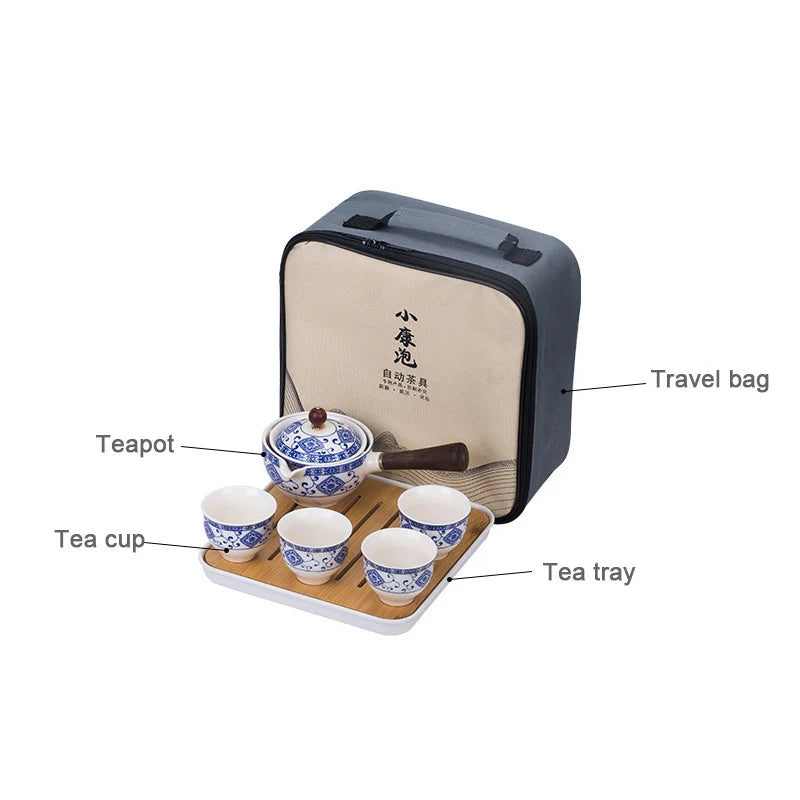 Portable Teapot Set All in One Gift Bag
